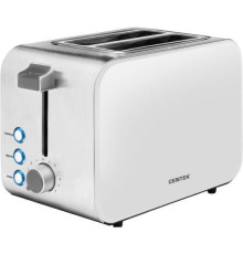 Тостер CENTEK CT-1422 белый/серебристый