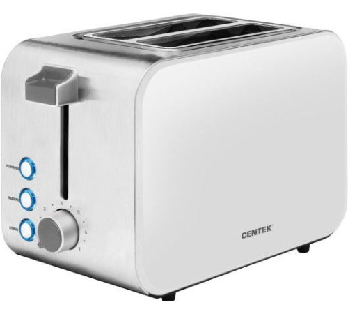 Тостер CENTEK CT-1422 белый/серебристый