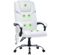 Кресло CACTUS CS-CHR-OC02M-WT белый
