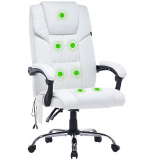 Кресло CACTUS CS-CHR-OC02M-WT белый