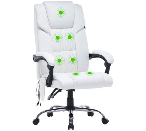 Кресло CACTUS CS-CHR-OC02M-WT белый