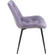 Стул Алвест Av 435 сливовый бархат/черный