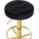 Табурет Woodville Marun черный/золотой