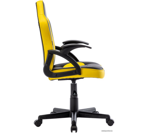 Игровое геймерское кресло Brabix GM-203 черный/желтый