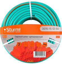 Шланг Sturm 3015-15-12-50 оранжевый/мятный, 1/2