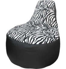 Кресло-мешок Flagman Трон Т1.3-03 зебра