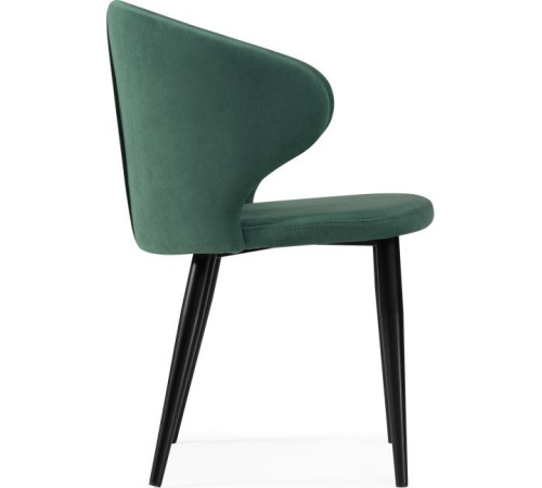 Стул Woodville Алсисар 469974 катания изумруд/черный