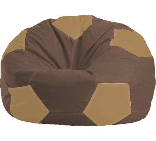 Кресло-мешок Flagman Мяч Стандарт М1.1-330 коричневый/бежевый