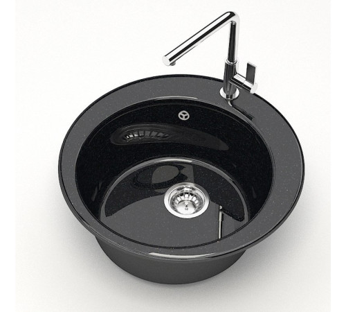 Кухонная мойка MARRBAXX Карельский камень модель 30/Q4 F030Q004 черный