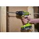 Дрель-шуруповерт Ryobi RDD18-2C52S 5133005522 с 2-мя АКБ 2 Ач+5 Ач, сумка
