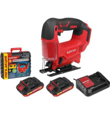 Электролобзик Wortex CJS 6529 с 2-мя АКБ, кейс