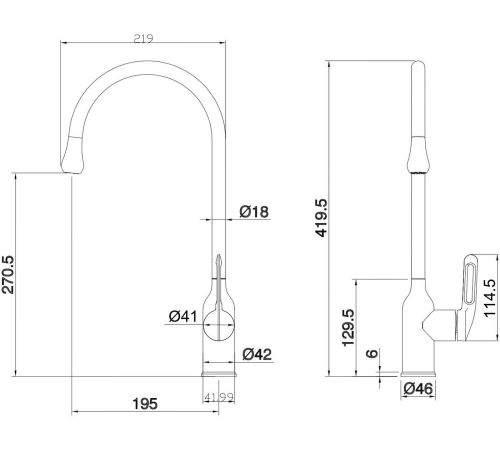 Смеситель Ekko E4064