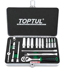 Набор торцевых головок Toptul GCAD1822 18 предметов