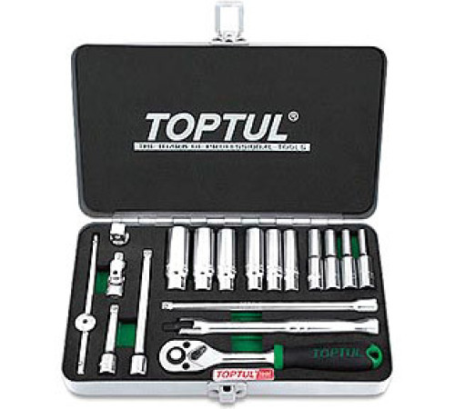 Набор торцевых головок Toptul GCAD1822 18 предметов