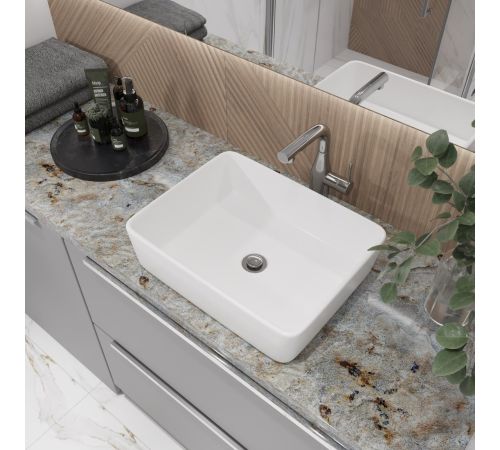 Умывальник Lauter 21674 + клапан 21190G + сифон 21635G золото