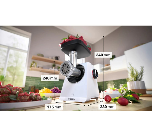 Мясорубка Bosch Serie 6 MFWS607W