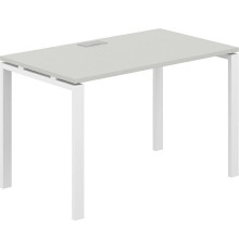 Офисный стол Norden 120х70х75 SG.204.SH.63.WH белый/серый бархат