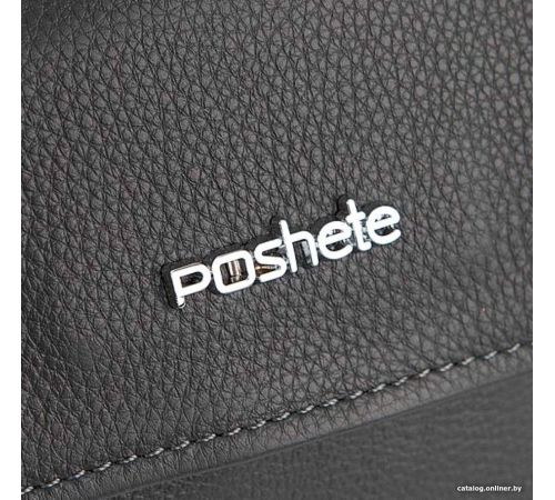Женская сумка Poshete 892-H8347H-DGR темно-серый