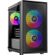 Корпус XASTRA A305M 3FRGB черный