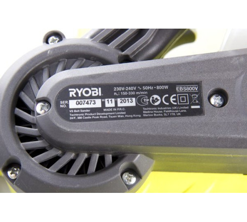 Ленточная шлифмашина  Ryobi EBS800V