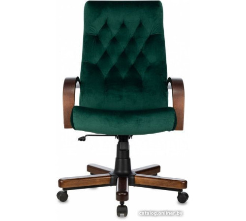 Офисное кресло Бюрократ T-9928WALNUT Fabric зеленый Italia Green/дерево