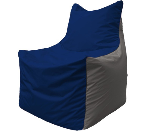 Кресло-мешок Flagman Фокс Ф2.1-41 синий темный/серый