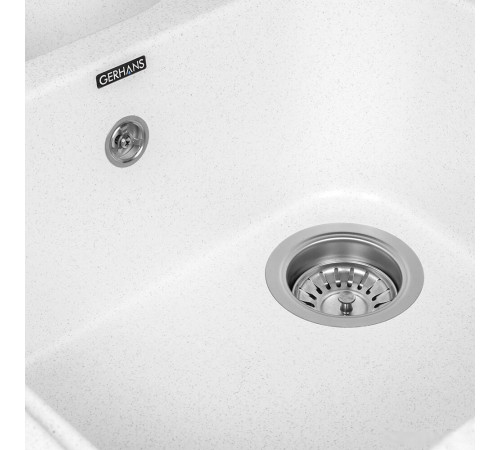 Кухонная мойка Gerhans E02 белый