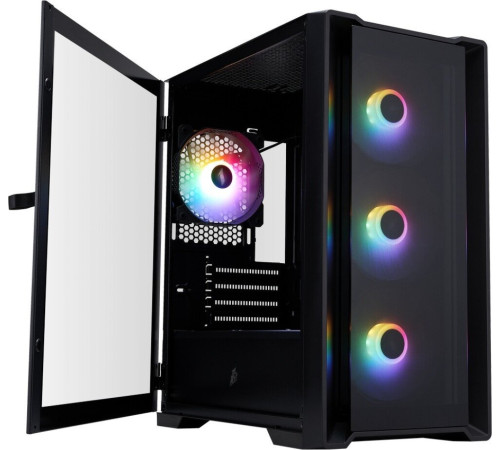 Корпус 1stPlayer TRILOBITE T4-G FRGB черный