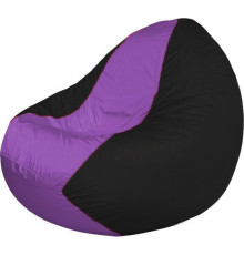 Кресло-мешок Flagman Classic К2.1-244 черный/сиреневый