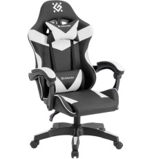Игровое геймерское кресло Defender Urana черный/белый