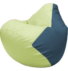 Кресло-мешок Flagman Груша Макси Г2.3-0403 светло-салатовый/синий
