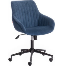 Офисное кресло TetChair Dublin велюр Clermon, синий 145