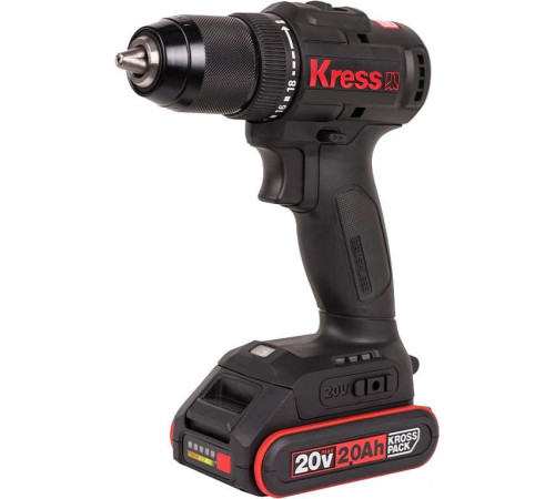 Дрель-шуруповерт Kress KU212.1 с 2-мя АКБ, кейс