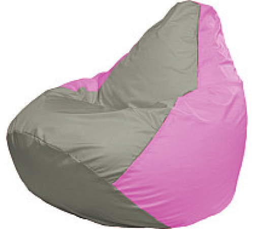 Кресло-мешок Flagman Груша Супер Мега 4XL Г5.1-333 серый/розовый