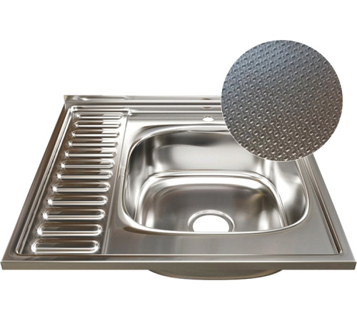 Кухонная мойка Mixline R 555231 с сифоном