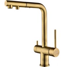 Смеситель Paulmark Serpentine SE213222-BR бронза