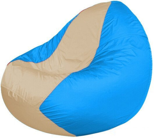 Кресло-мешок Flagman Classic К2.1-251 голубый/бежевый