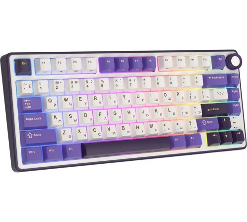 Клавиатура Royal Kludge R75 RGB Blackberry RK Silver