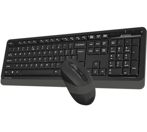 Клавиатура + мышь A4Tech Fstyler FG1010 черный/серый