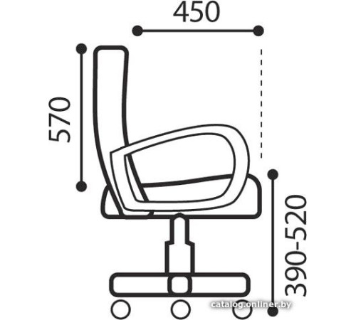 Офисное кресло Brabix Prestige Ergo MG-311 кожзам, черный