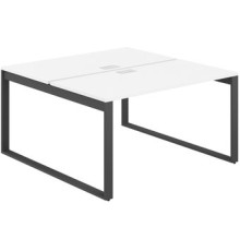 Стол Norden 140x143.8x75 AG.135.WH.L.72.AN антрацит/серебристый/белый
