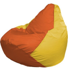 Кресло-мешок Flagman Груша Макси Г2.1-219 желтый/оранжевый