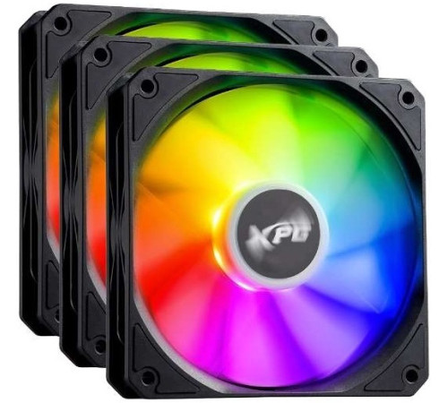 Комплект вентиляторов для корпуса ADATA XPG Vento R 120x3 ARGB PWM черный