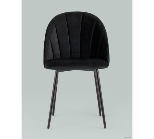 Стул Stool Group Логан AV 413-B30-08 велюр черный
