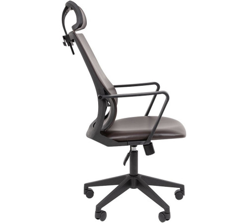 Офисное кресло CHAIRMAN 545 экокожа коричневый