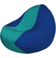Кресло-мешок Flagman Classic К2.1-203 синий/бирюзовый