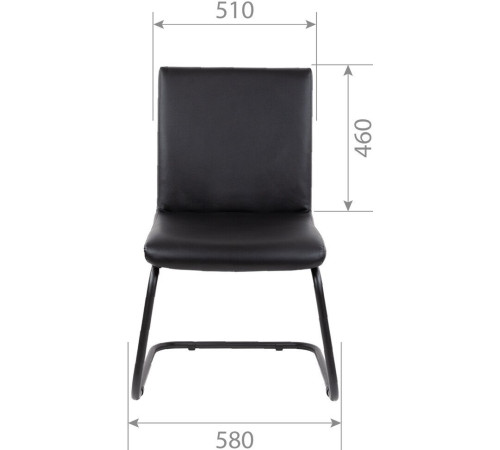 Офисный стул CHAIRMAN 919V LT экокожа черный