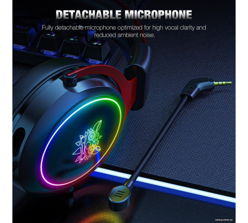 Наушники Onikuma X10 черный/красный