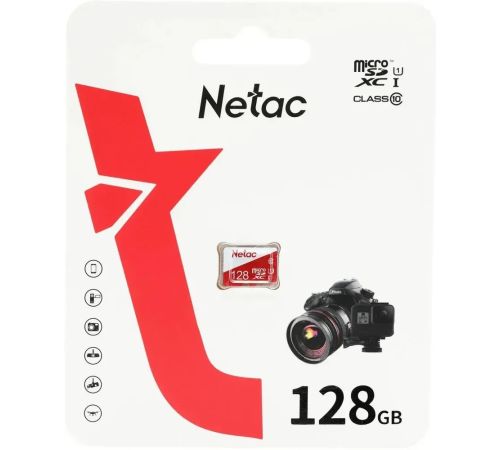 Карта памяти Netac microSDXC P500 ECO 128GB