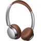 Наушники Ugreen Studio Plus HP207 серебристый/коричневый
